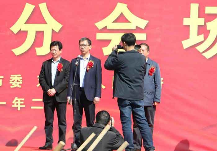 邓州湍南高中开工